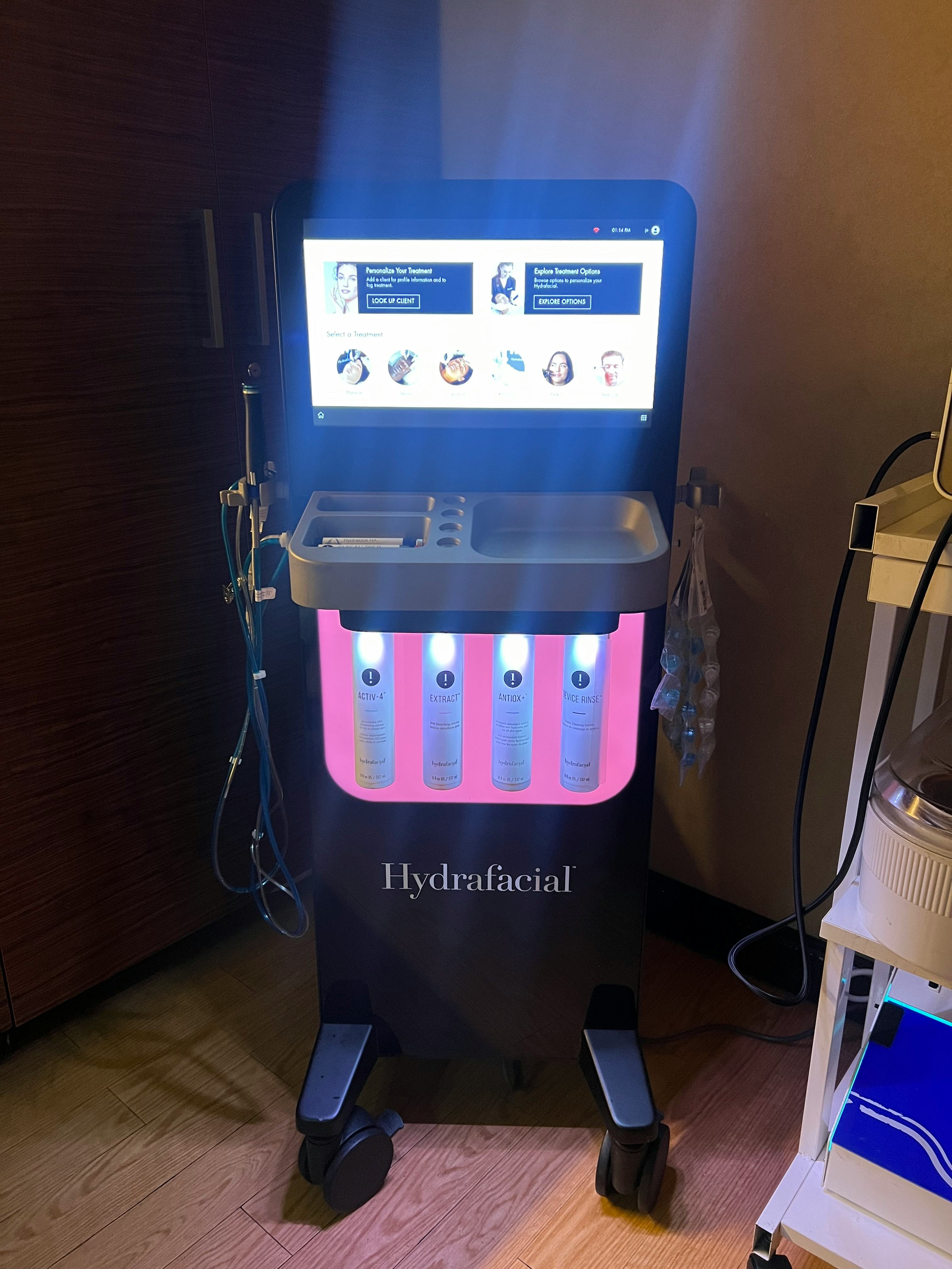 hydrafacial hydralock HA booster review