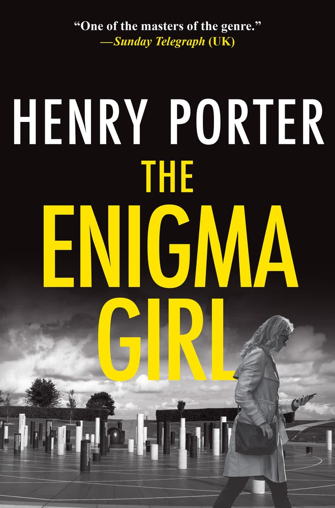 Cover of &lsquo;The Enigma Girl&rsquo; by Henry Porter.