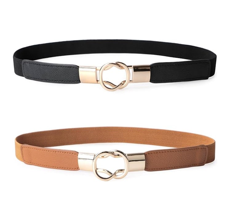 JASGOOD Elastic Waist Belt (2-Pack)