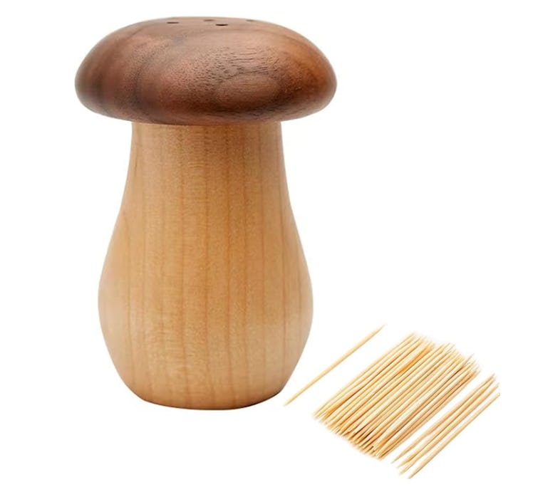 Agirlvct Mushroom Toothpick Dispenser