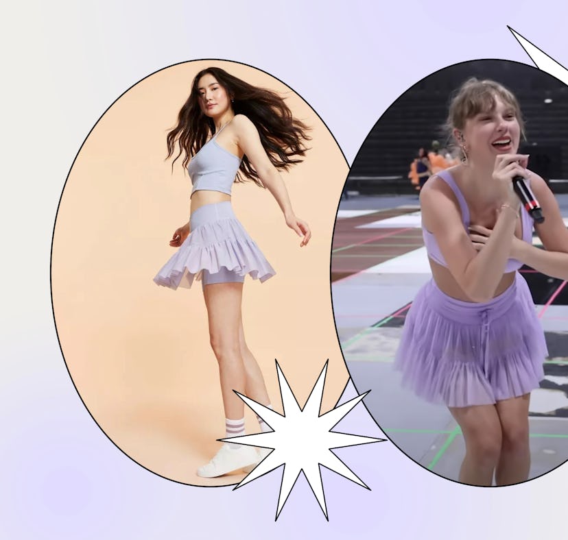 Blogilates has a dupe of Taylor Swift's viral ballerina skort.