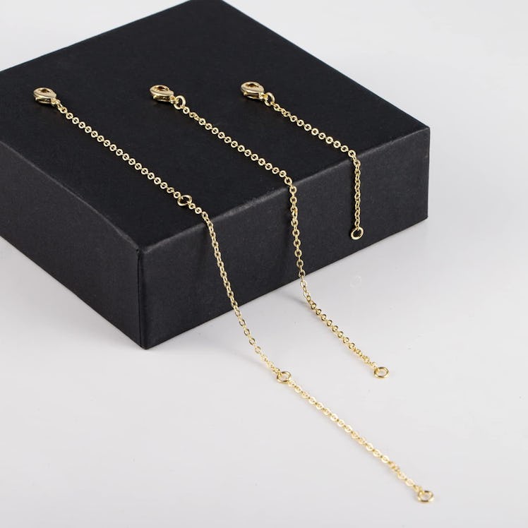 ASH'S CHOICE Gold Necklace Extenders (3-Piece Set)