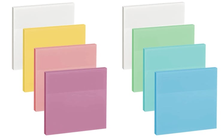 ENLUOM Translucent Sticky Notes (8-Pack)