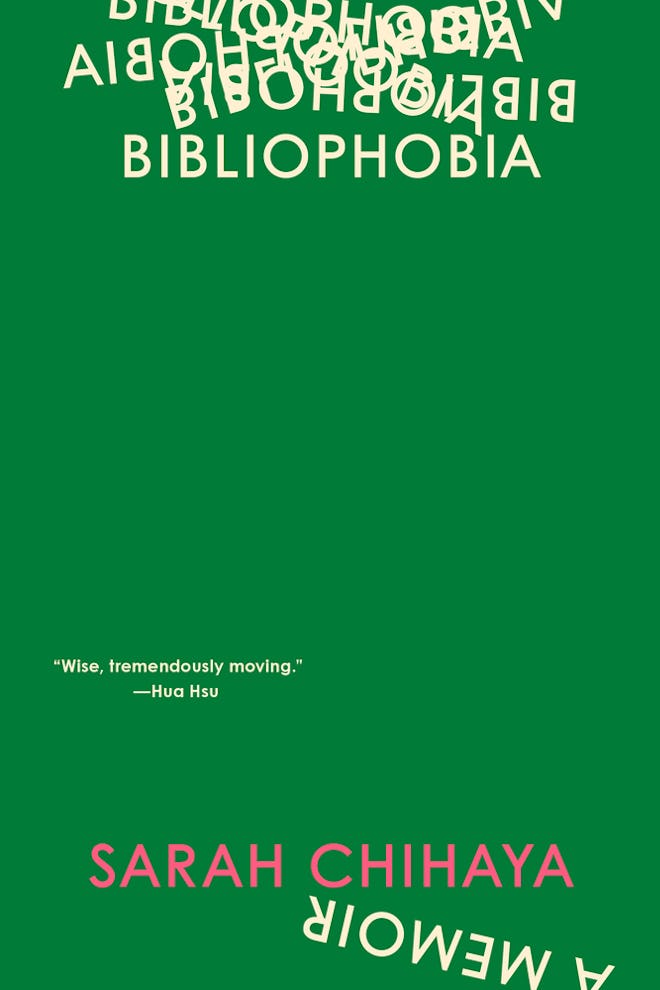 Cover of ‘Bibliophobia’ by Sarah Chihaya.