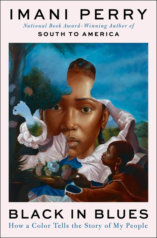 Cover of &lsquo;Black in Blues&rsquo; by Imani Perry.
