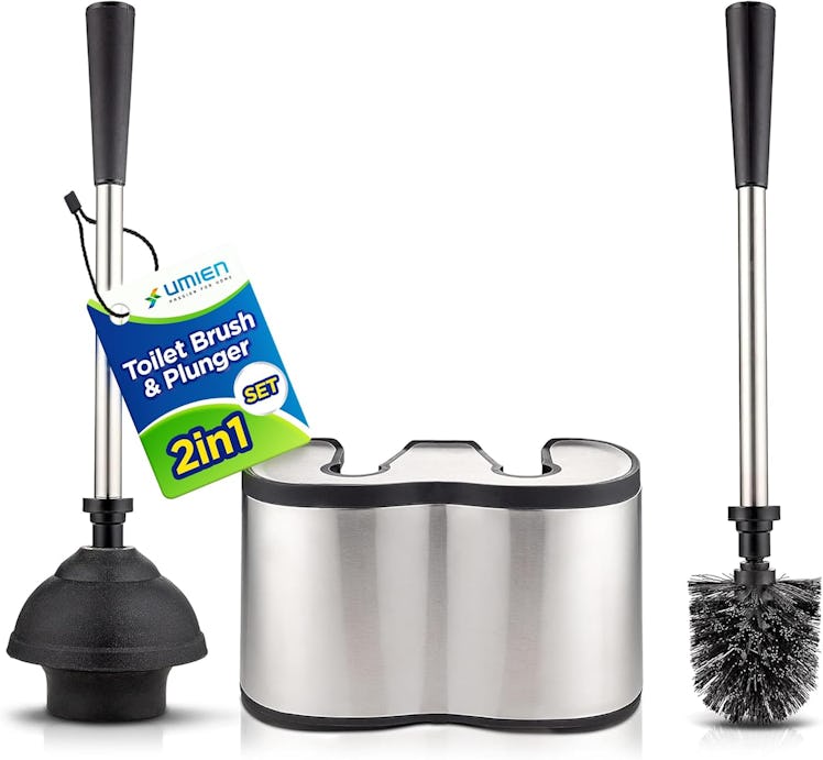 UMIEN Toilet Brush and Plunger Set