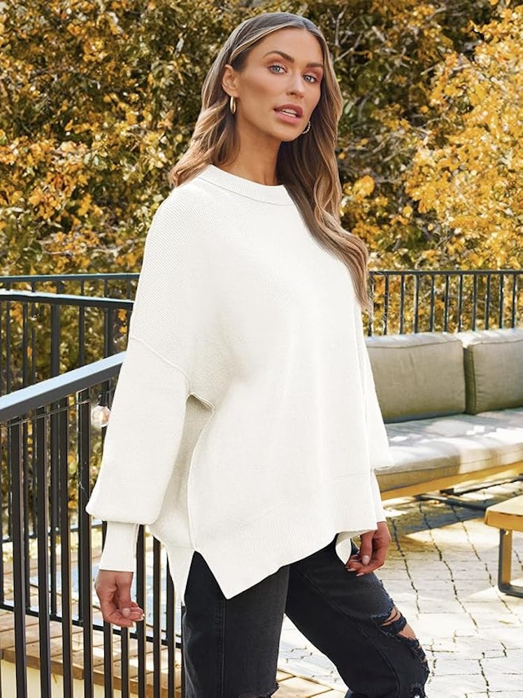 LILLUSORY Oversized Batwing Sweater