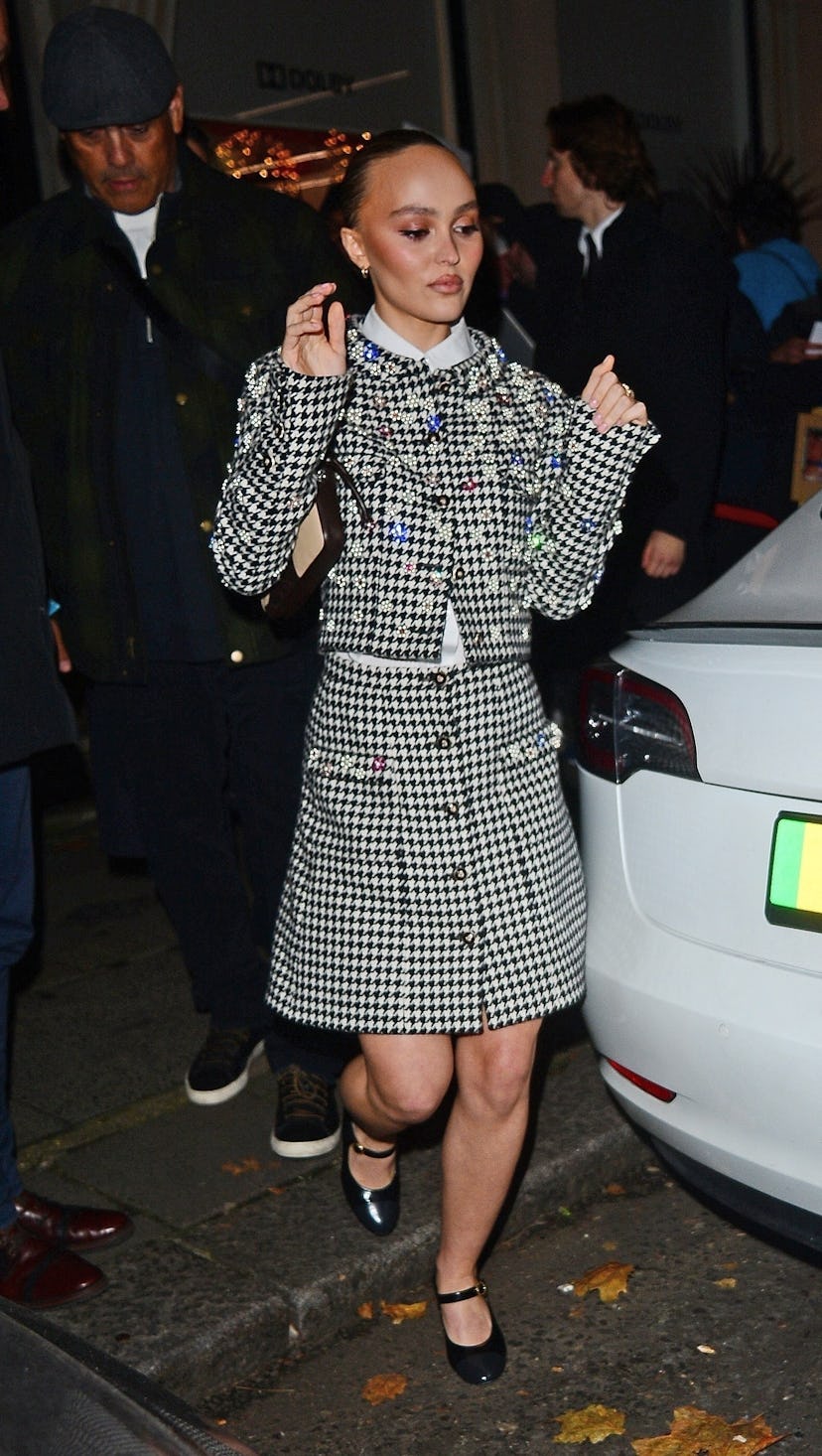 Lily Rose-Depp in London, December 3, 2024.