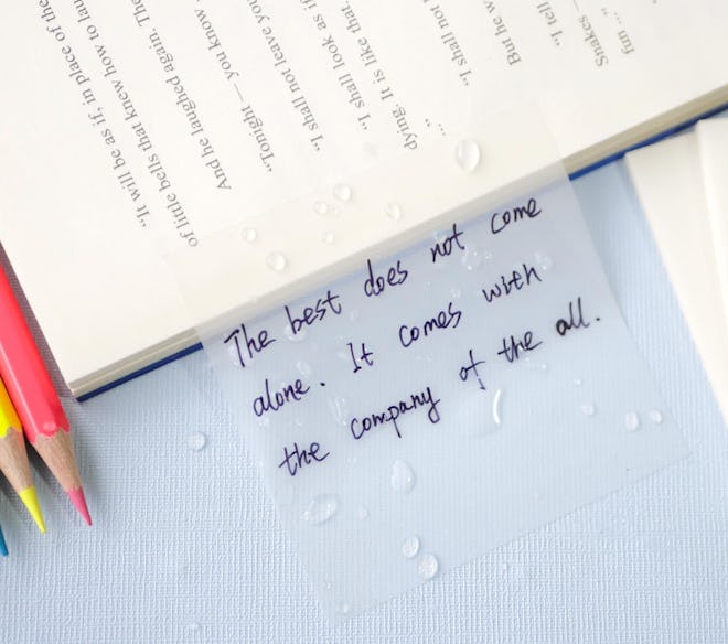 ENLUOM Transparent Sticky Notes (4-Pack)