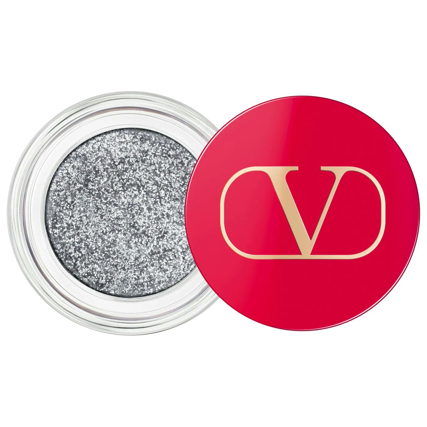 Valentino Dreamdust Glitter Cream Eyeshadow in Silver Spark