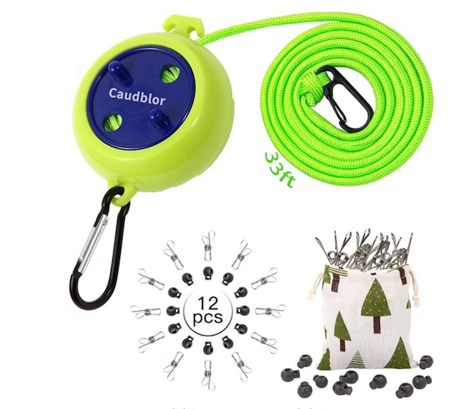 Caudblor Portable Travel Clothesline Cord