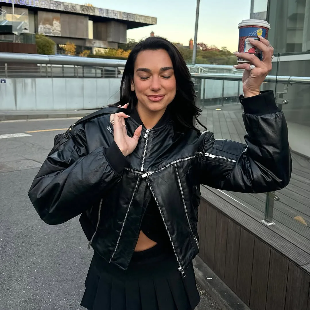 Dua Lipa Puts a Biker Girl Twist on This Throwback 2000s Trend