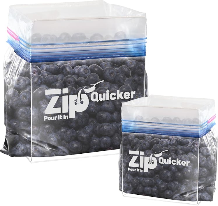 Zip Quicker Plastic Baggy Holder (2-Pack)