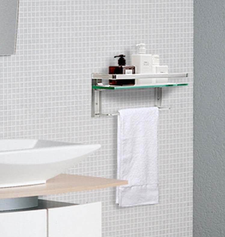 Vdomus Glass Bathroom Shelf