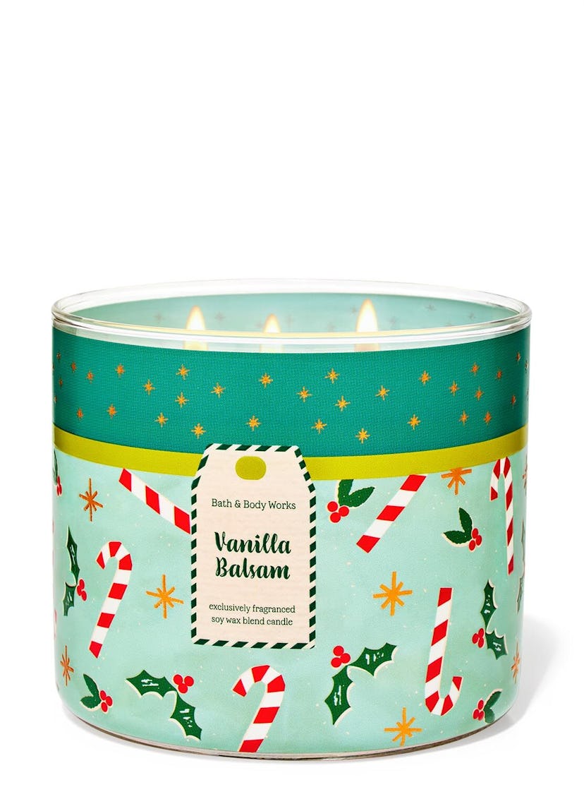 Vanilla Balsam 3-Wick Candle, part of the 2024 bath and body works candle day sale