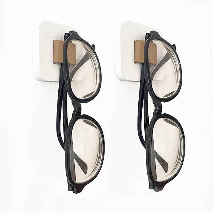 FINDAMAZE Wall Mounted Eyeglasses Holder (2-Pack)