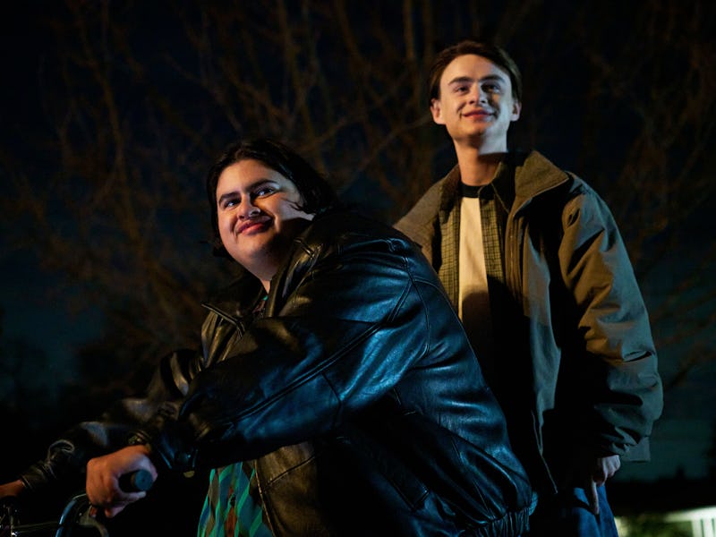 Jullian Dennison as Danny and Jaeden Martell as Eli in Y2K