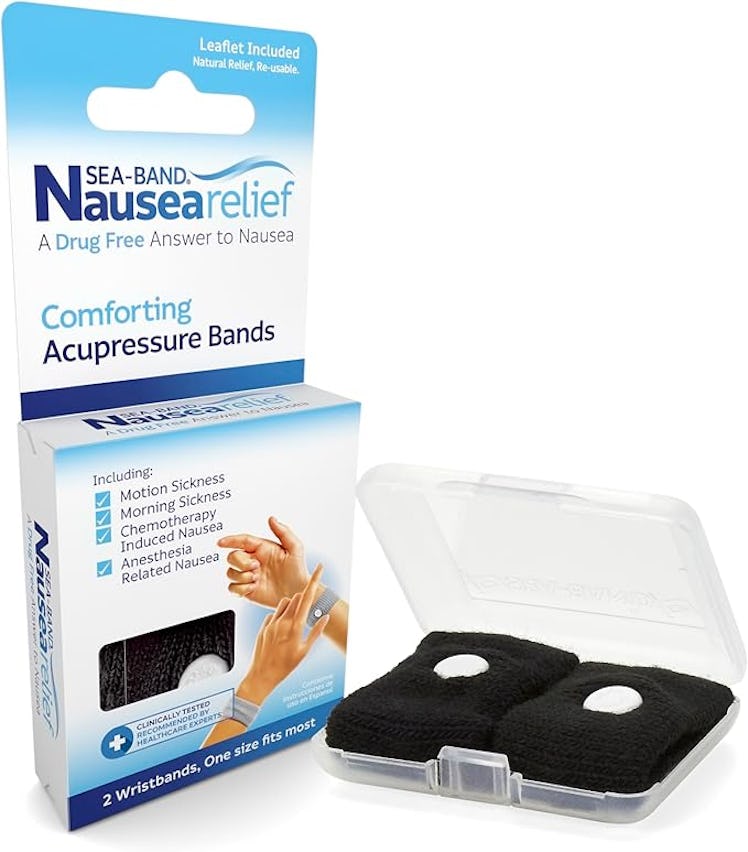 Sea-Band Anti-Nausea Acupressure Wristbands for Motion & Morning Sickness