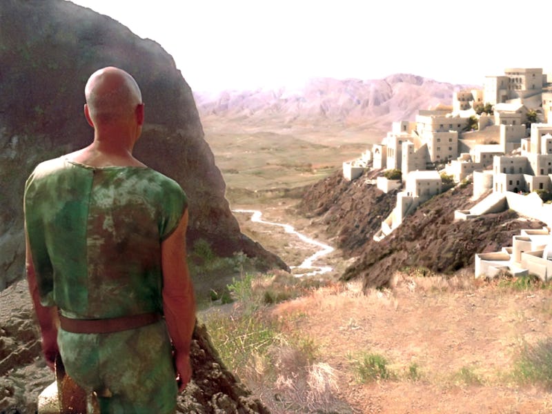 Captain Picard (Patrick Stewart) in "The Inner Light."