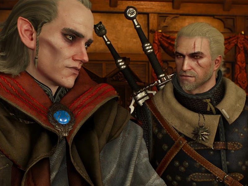 Geralt and Avallac’h