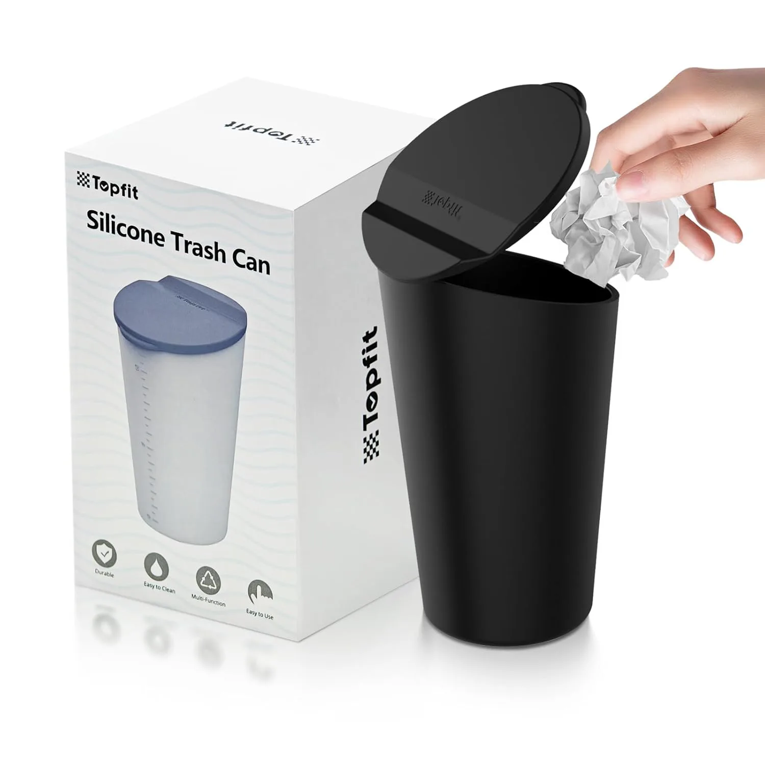 BMZX Mini Trash Can with Lid