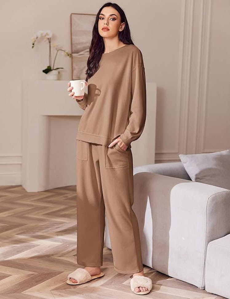 Ekouaer Micro Fleece PJs (2 Pieces)