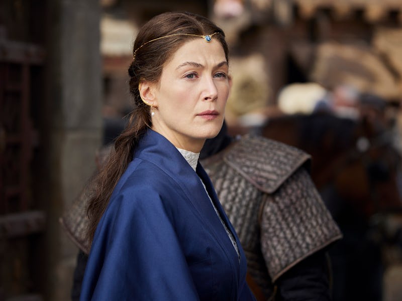 Rosamund Pike as Moiraine Damodred in The Wheel of Time