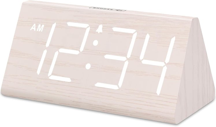 DreamSky Wooden Digital Alarm Clock