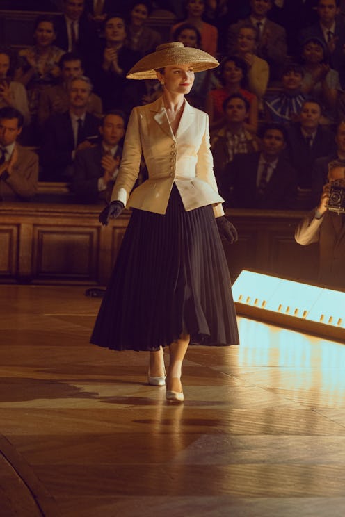 A Dior retrospective runway show in The New Look on Apple TV+