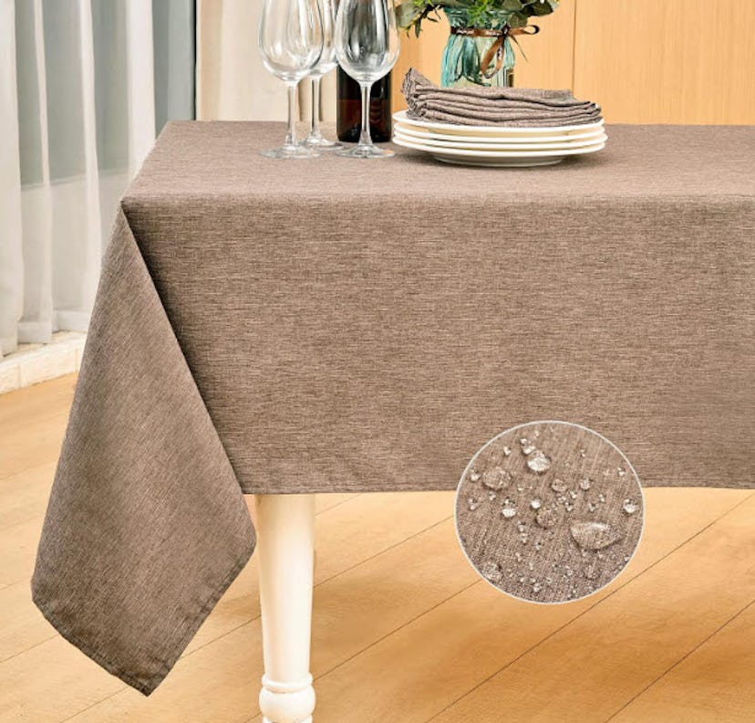 Mebakuk Rectangle Linen Table Cloth