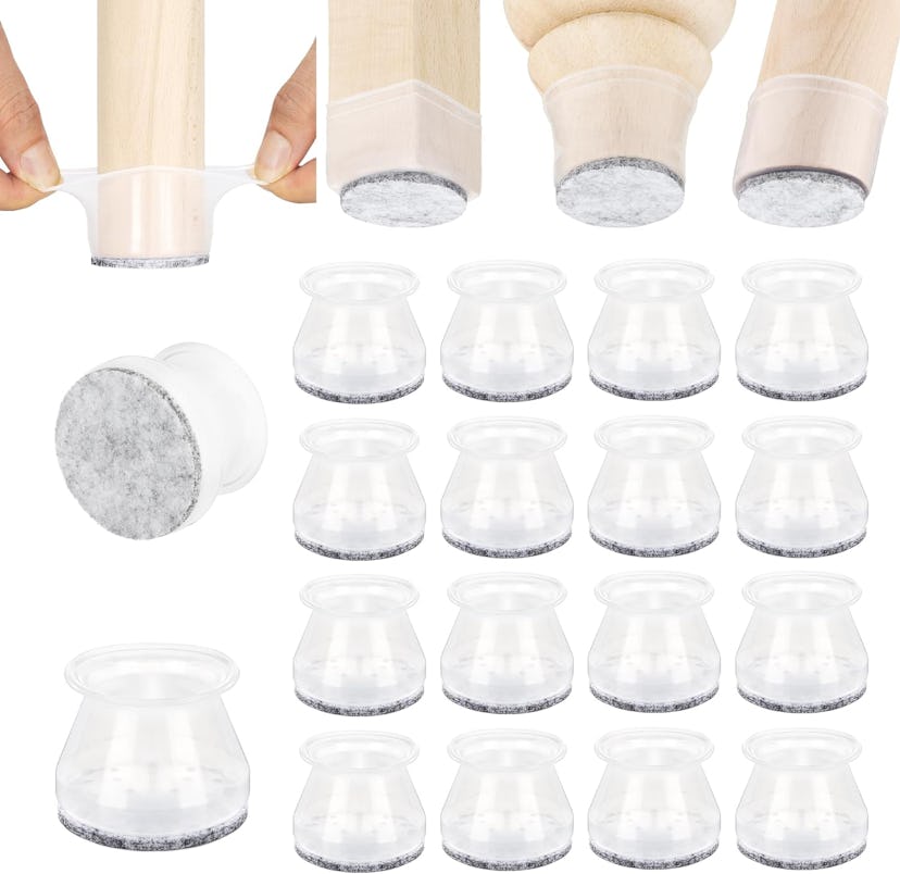 Aneaseit Chair Leg Floor Protectors (16 Pieces)