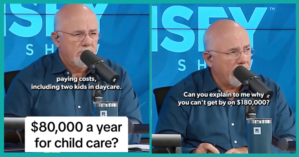 Financial Guru Dave Ramsey Is Caught Totally Off Guard By Daycare Costs