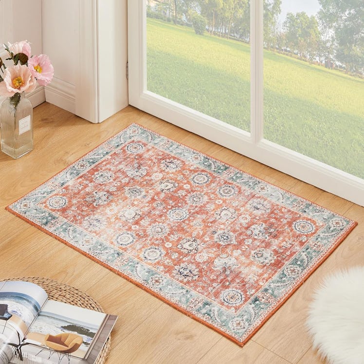Floralux Washable Area Rug (2x3 Feet)