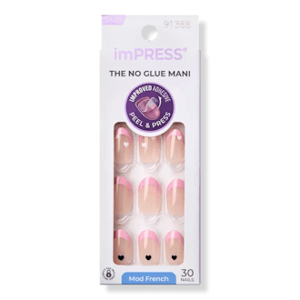 Kiss imPRESS Design Short Press-On Manicure Nails in Ditto