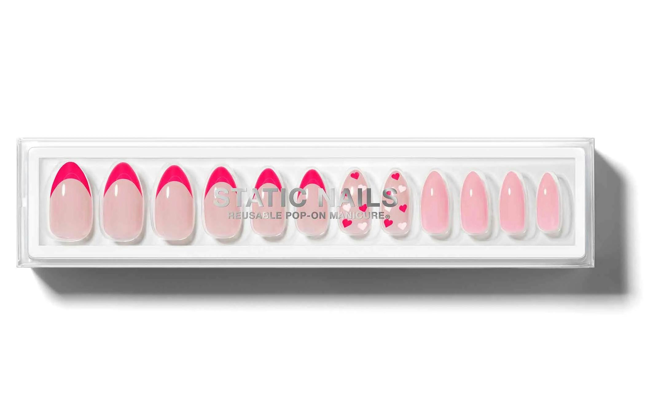 Reusable Pop-On Manicures® in Send Valentines Almond