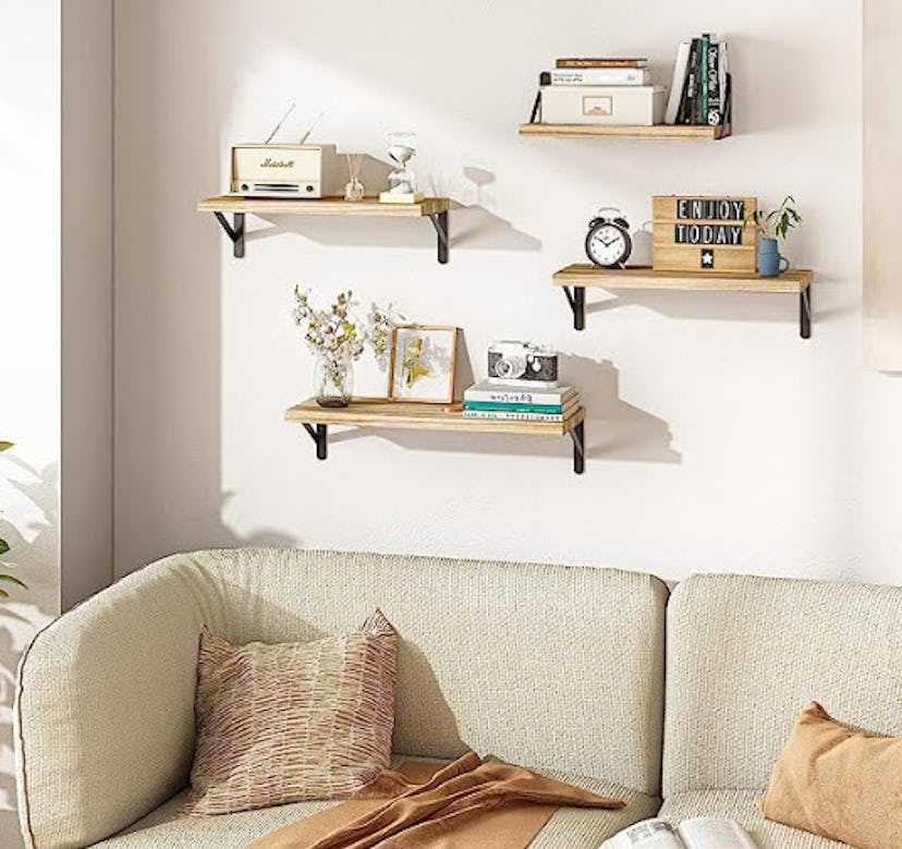 YGEOMER Floating Shelves