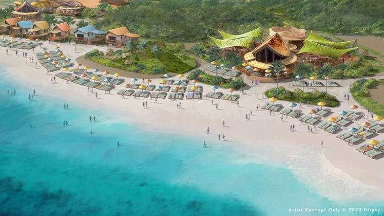 Disney Cruise Line is adding the new Lighthouse Point private island in 2024. 