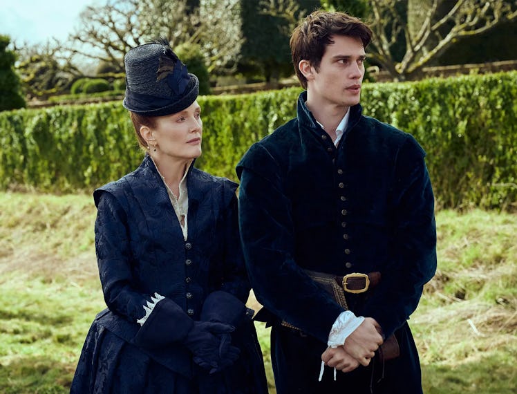 Julianne Moore and Nicolas Galitzine in 'Mary & George.'