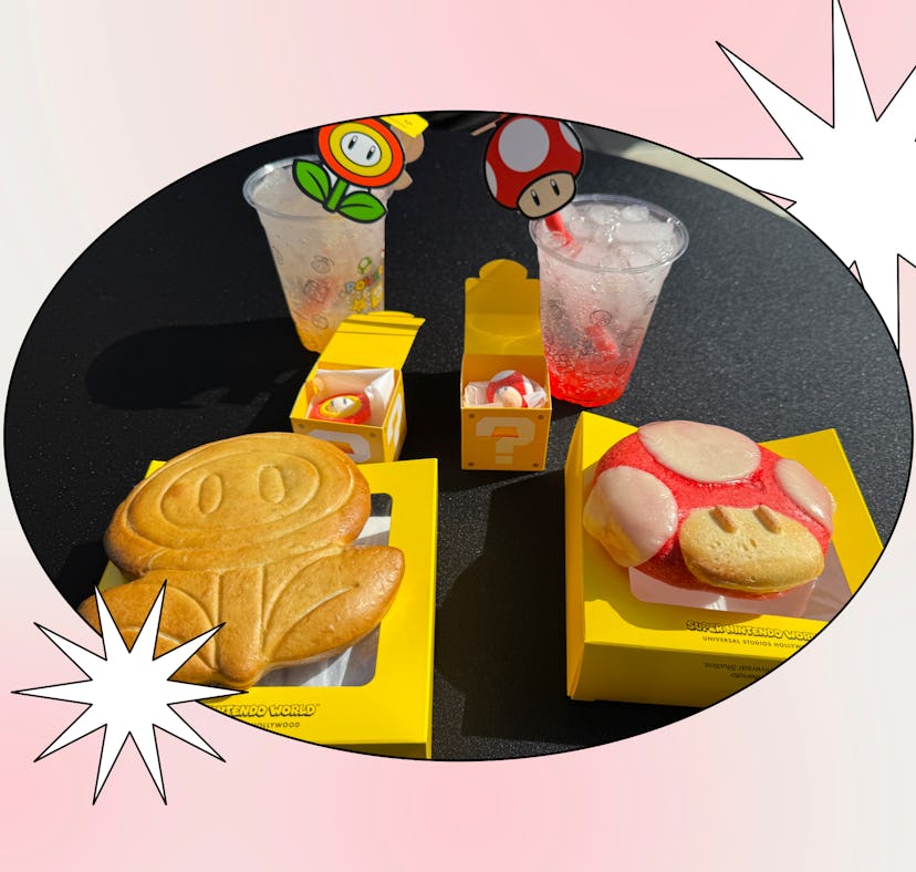 I tried the menu at Universal Studios Hollywood's new Super Nintendo World Power Up Cafe.