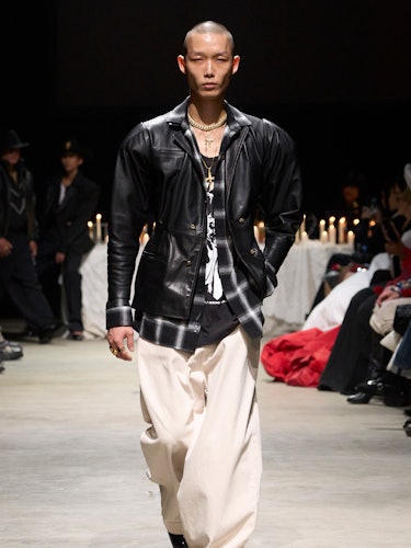 a look from willy chavarria fall 2024 nyfw show