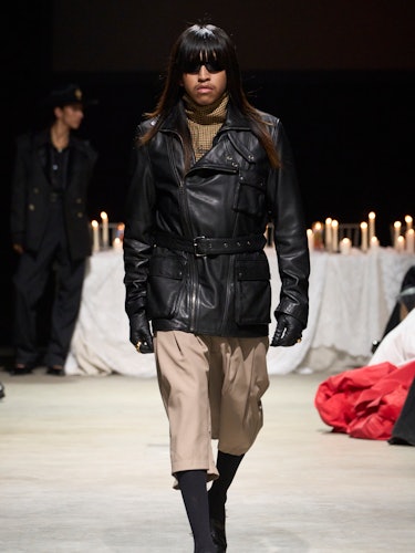 a look from willy chavarria fall 2024 nyfw show