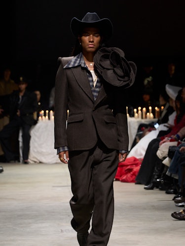 a look from willy chavarria fall 2024 nyfw show