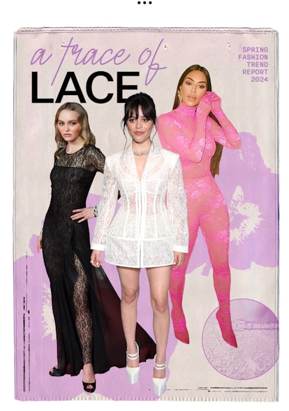 spring 2024's lace fashion trend