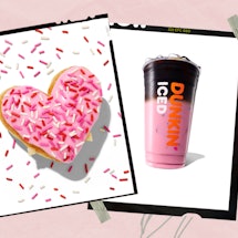 Dunkin' Valentine's Day menu 2024.