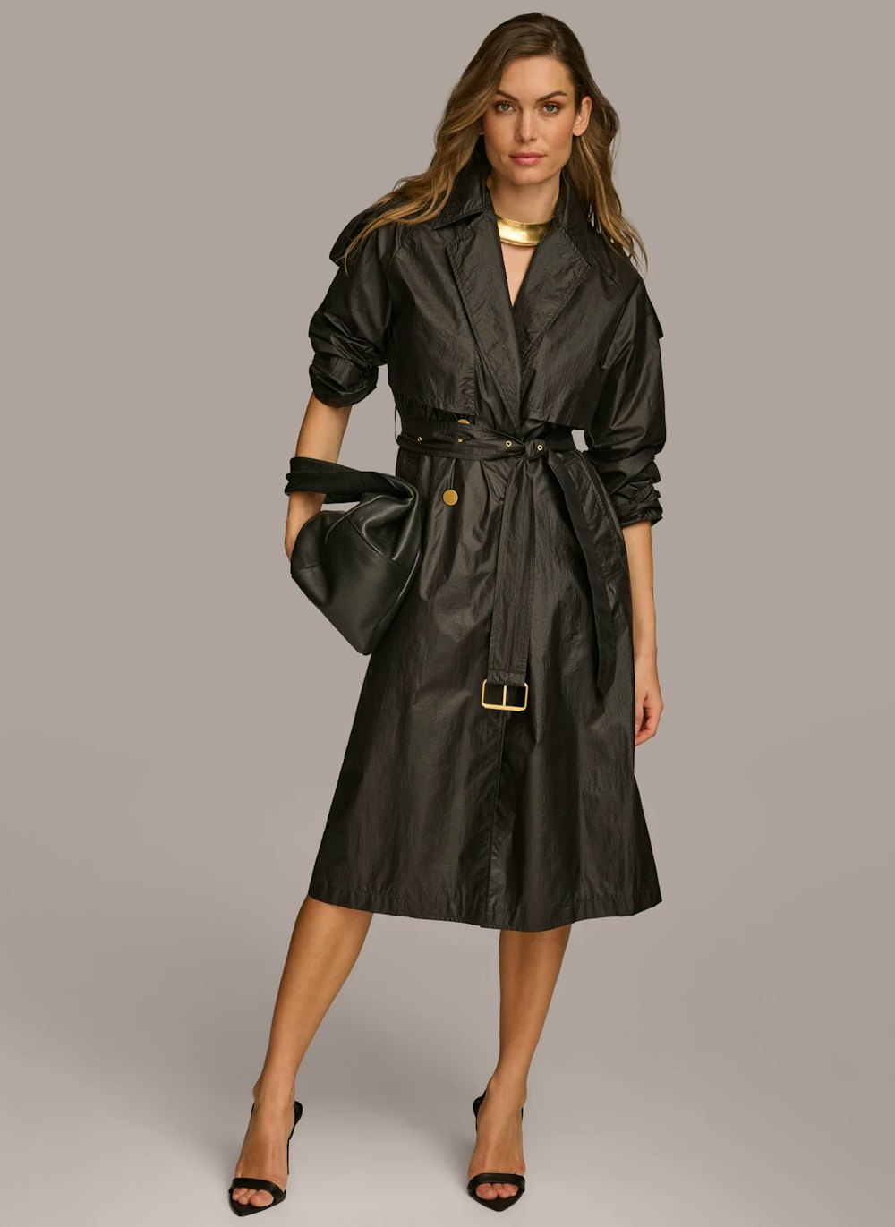 BELTED LIGHT WEIGHT TRENCH