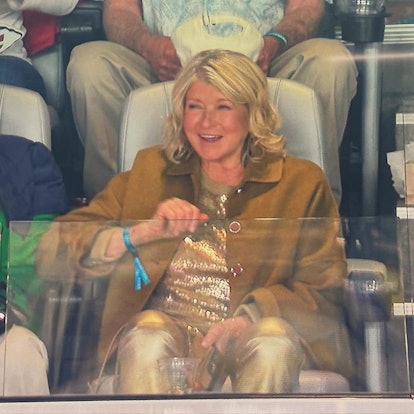 Martha Stewart at super bowl 2024