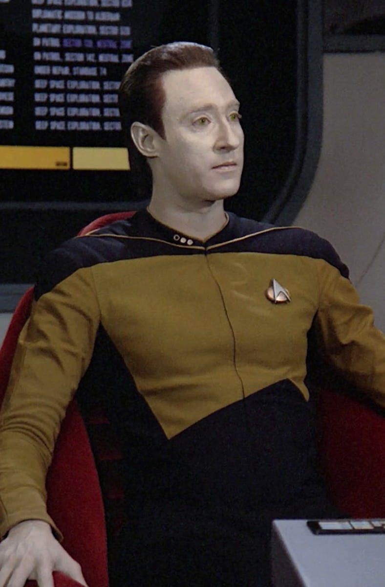 Brent Spiner as Data in "The Measure of Man."
