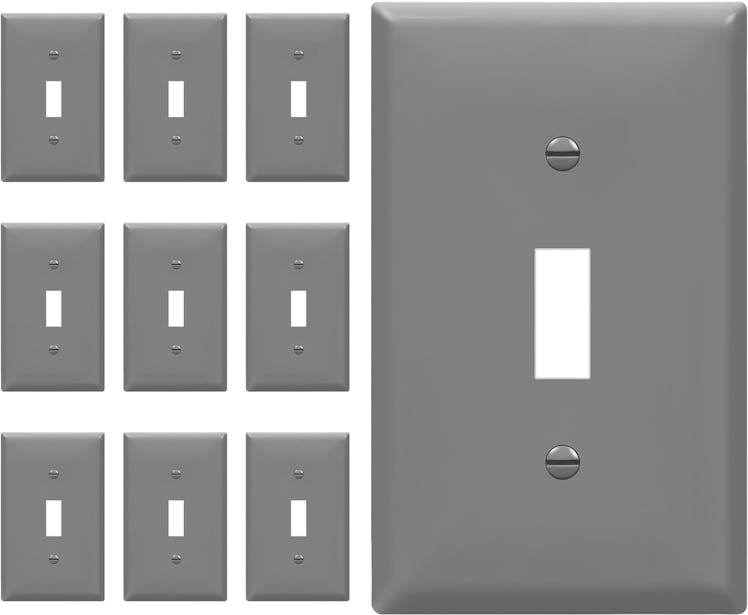 ENERLITES Toggle Light Switch Wall Plates (10-Pack)