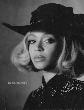 Beyoncé "16 Carriages" Cover Art.