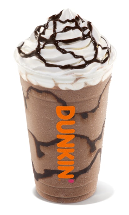 Drinks to get at Dunkin' on Valentine's Day.